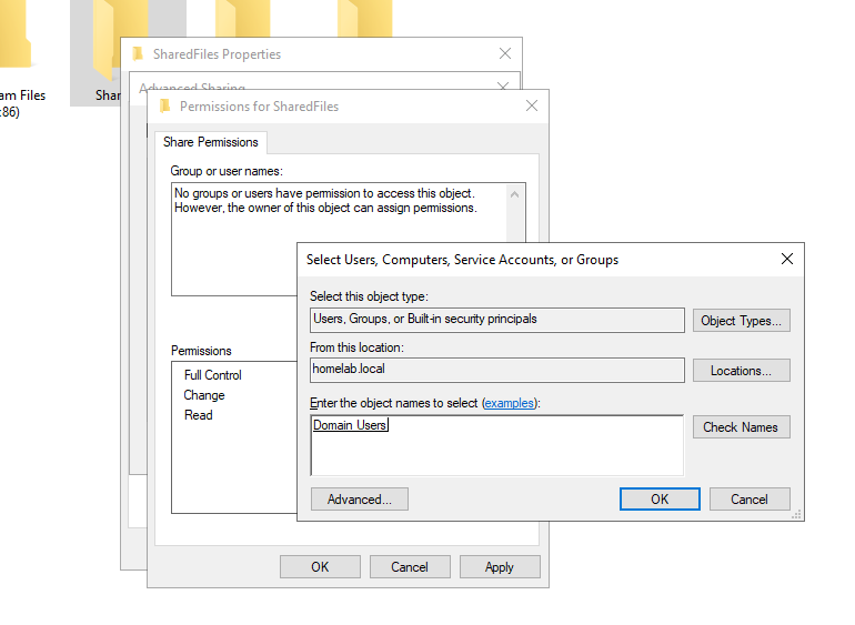 NTFS security permissions on the IT_Documents folder