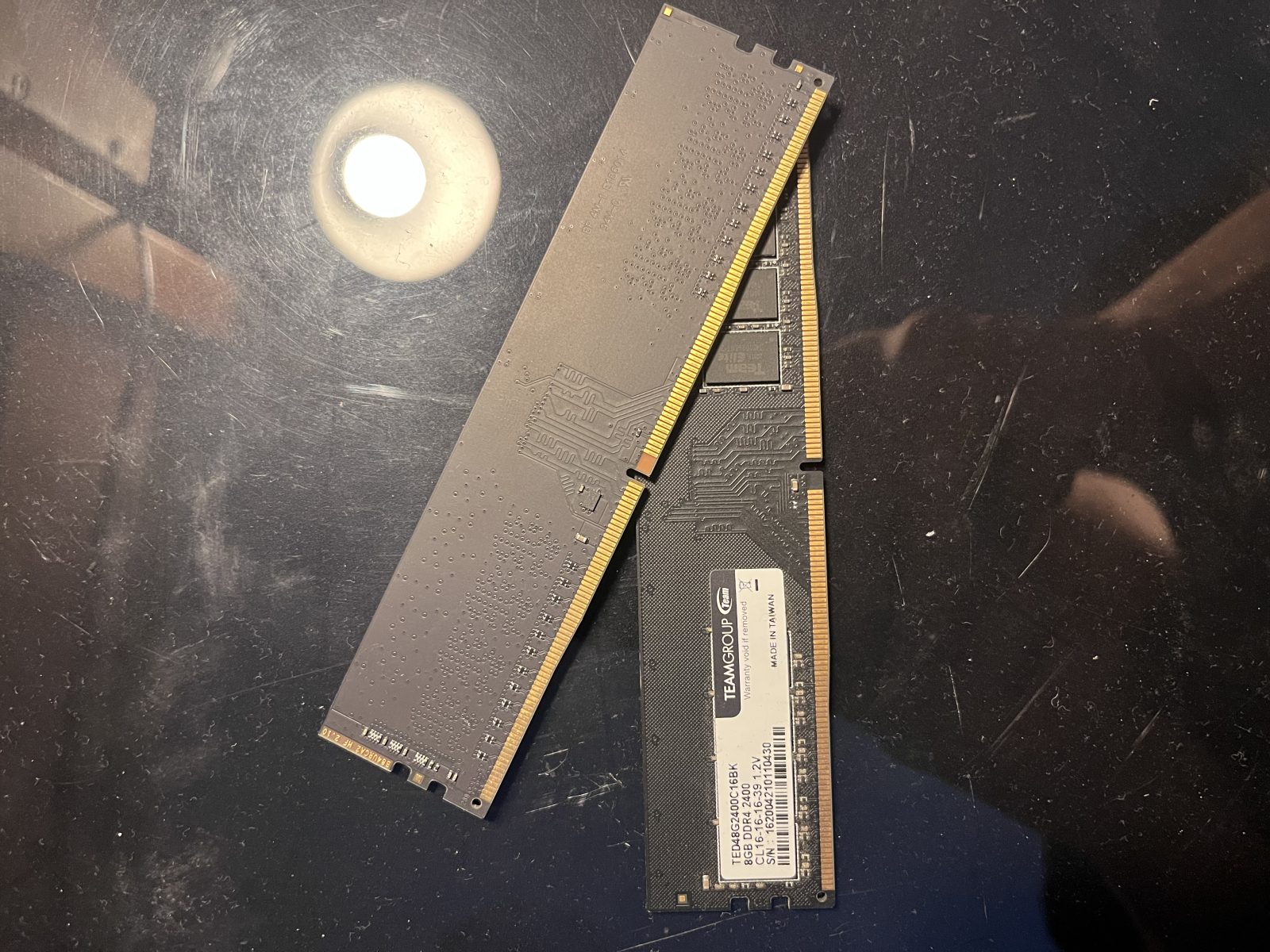 16GB of DDR4 memory (two modules)